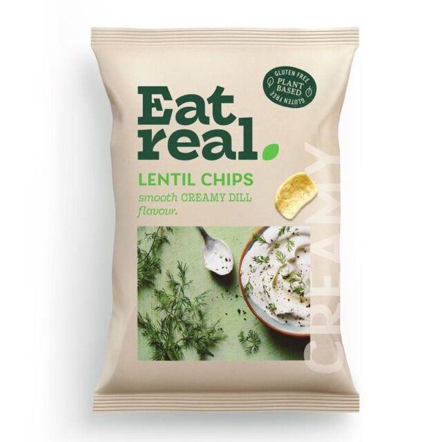 Eat Real Lentil Chips Creamy Dill
