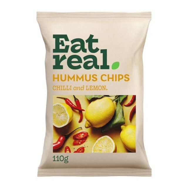 Eat Real Hummus Chips Chilli & Lemon