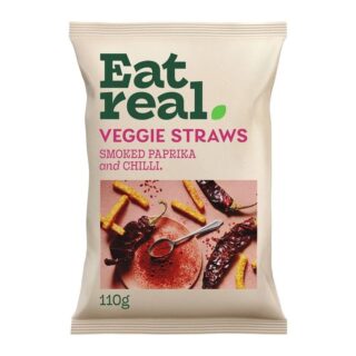Eat Real Veggie Straws Smoked Paprika & Chilli