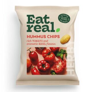 Eat Real Hummus Chips Tomato & Basil