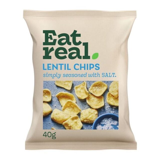 Eat Real Lentil Chips Salted