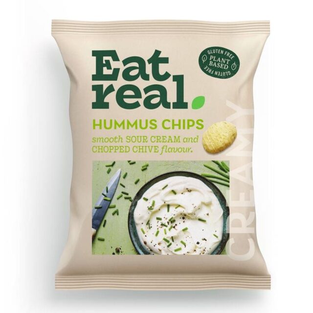 Eat Real Hummus Chips Sour Cream & Chive