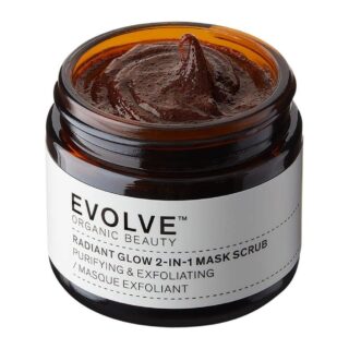 Evolve Organic Beauty Radiant Glow 2-in-1 Mask Scrub