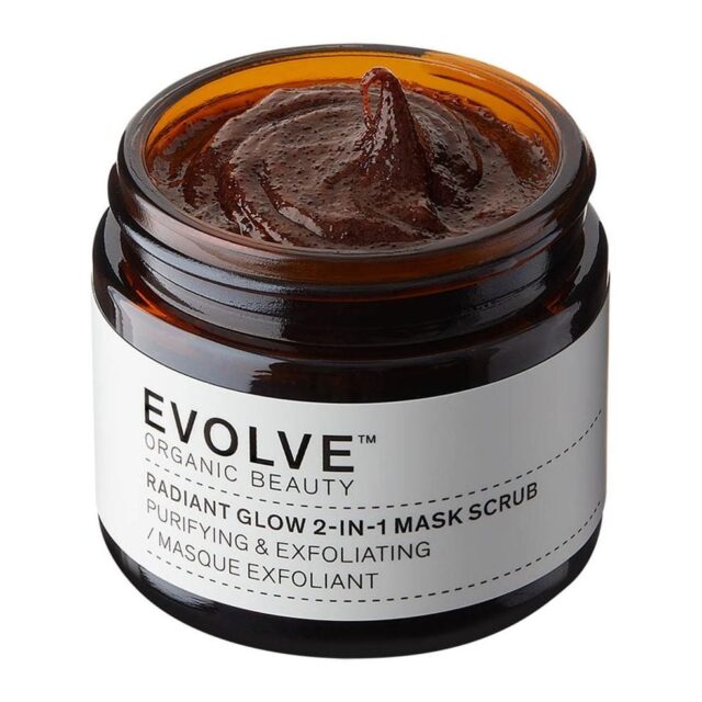 Evolve Organic Beauty Radiant Glow 2-in-1 Mask Scrub