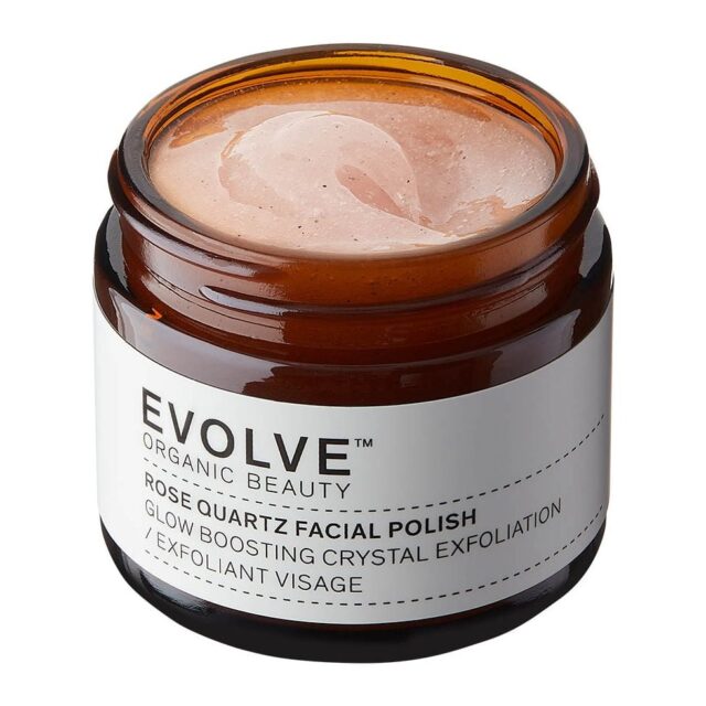 Evolve Organic Beauty Rose Quartz Facial Polish