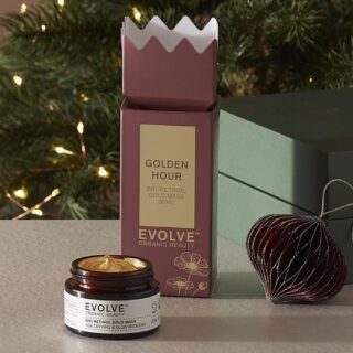 Evolve Organic Beauty Golden Hour Christmas Cracker Gift (Gold Mask)