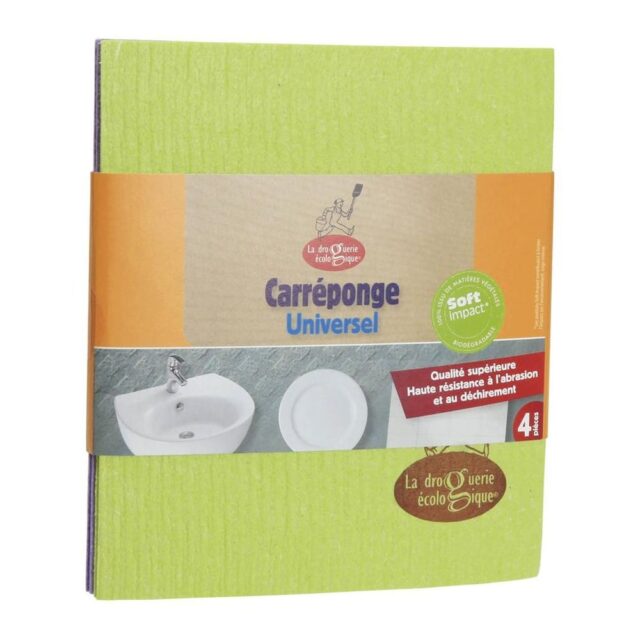 Food Alive 4 Kitchen Cellulose Sponge Pads - Home Compostable