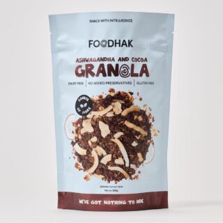 Foodhak Ashwagandha and Cocoa Granola