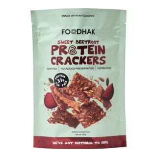 Foodhak Sweet Beetroot Protein Crackers