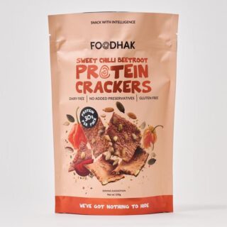 Foodhak Sweet Chilli Beetroot Protein Crackers