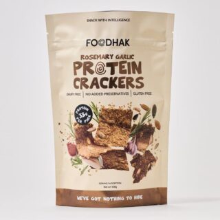 Foodhak Rosemary Garlic Protein Crackers