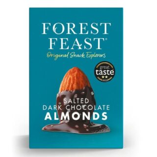 Forest Feast Salted Dark Chocolate Almonds Gift Cube