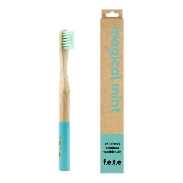 From Earth to Earth Bamboo Tooth Brush Magical Mint - Mint Green Child 1 Unit
