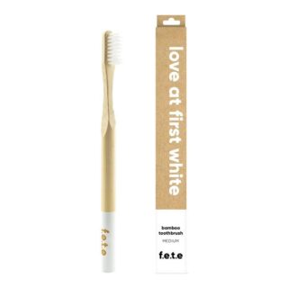 From Earth to Earth Toothbrush - Love at First White - White Medium 1 Unit