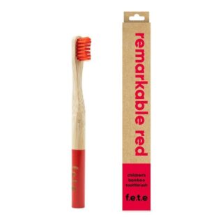 From Earth to Earth Bamboo Toothbrush Remarkable Red - Red Child 1 Unit