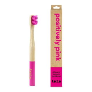From Earth to Earth Bamboo Tooth Brush Positively Pink Child