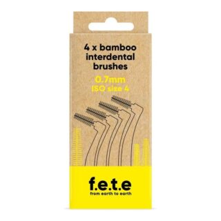 From Earth to Earth Interdental Brushes ISO Size 4 Yellow 0.7mm