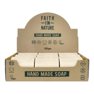 Faith in Nature Lavender & Geranium Soap Unwrapped (Full Box of 18)