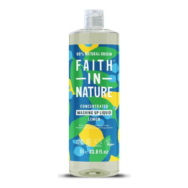Faith in Nature Washing Up Liquid 1 Litre Lemon
