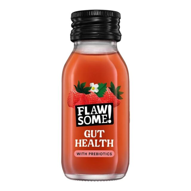 Flawsome! Gut Health Strawberry + Prebiotic Health Shot Glass