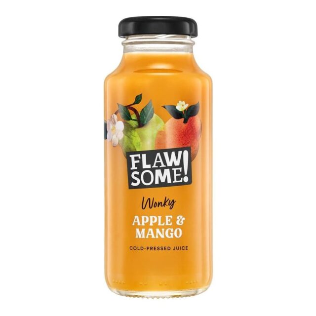 Flawsome! Apple & Mango Cold-Pressed Juice Glass