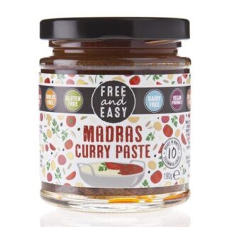Free & Easy Gluten Free Madras Curry Paste