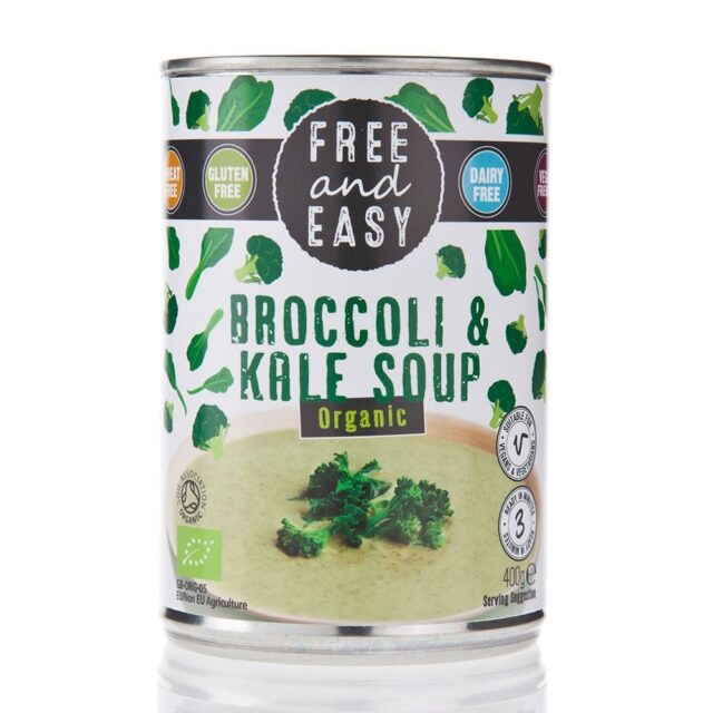 Free & Easy Organic Broccoli & Kale Soup