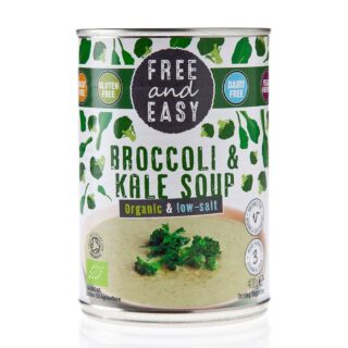 Free & Easy Low Salt Organic Broccoli & Kale Soup