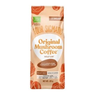 Four Sigma Foods Original Mushroom Coffee Half Caf Ground