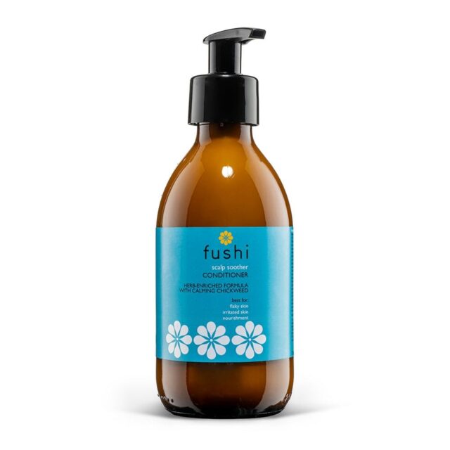 Fushi Wellbeing Scalp Soother Herbal Conditioner 230ml Glass Bottle