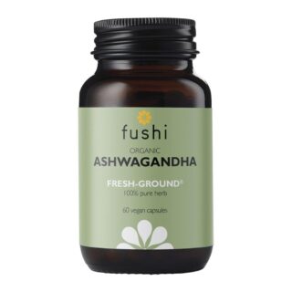 Fushi Wellbeing Ashwagandha Capsules Organic 60 Veg Caps