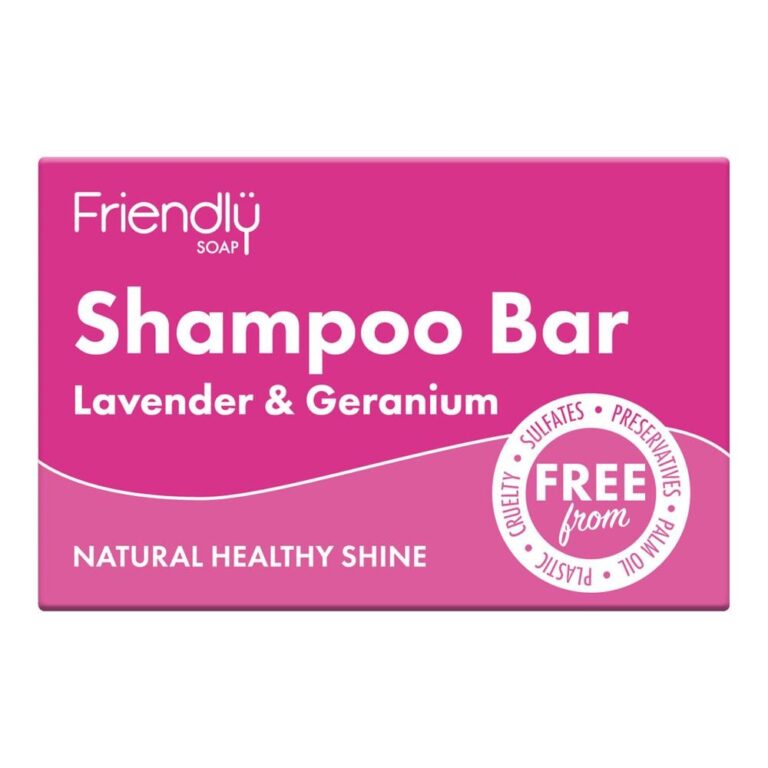 Friendly Soap Natural Shampoo Bar Lavender & Geranium
