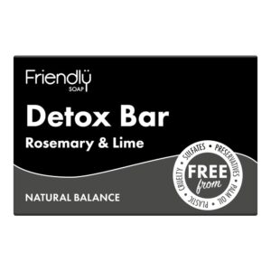 Friendly Soap Natural Activated Charcoal Detox Bar 95g