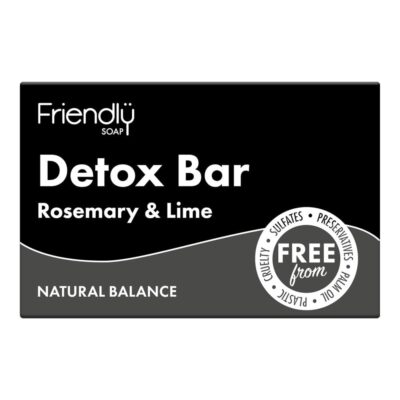 Friendly Soap Natural Activated Charcoal Detox Bar