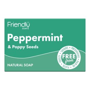 Friendly Soap Natural Peppermint & Poppyseed Soap 95g