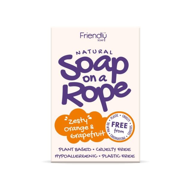Friendly Soap Orange & Grapefruit - Natural Soap On A Rope