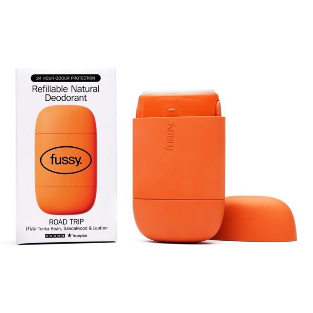 Fussy Refillable Natural Deodorant Road Trip