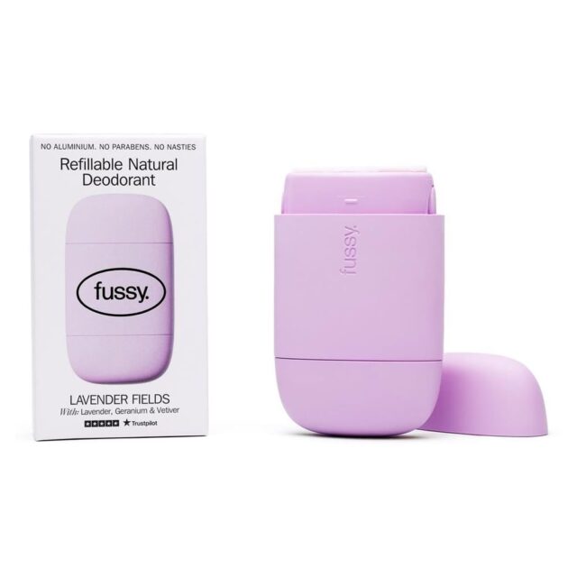 Fussy Refillable Natural Deodorant Lavender Fields