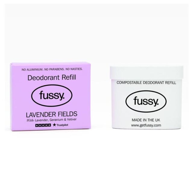Fussy Natural Deodorant Refill Lavender Fields