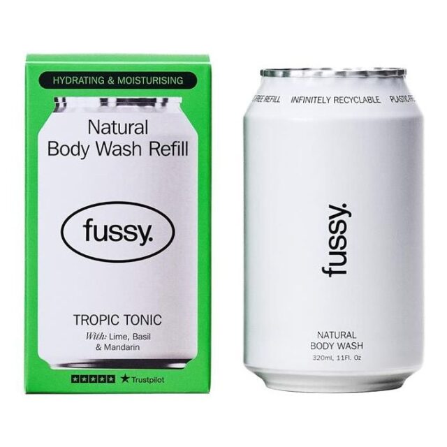 Fussy Natural Body Wash Refill Tropic Tonic