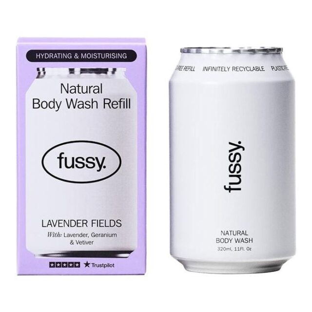 Fussy Natural Body Wash Refill Lavender Fields