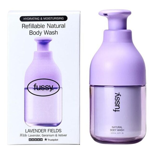 Fussy Natural Refillable Body Wash Lavender Fields
