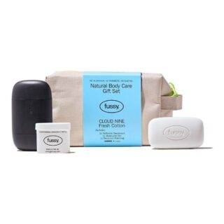 Fussy Cloud Nine Deodorant Body Bar & Washbag Gift Set