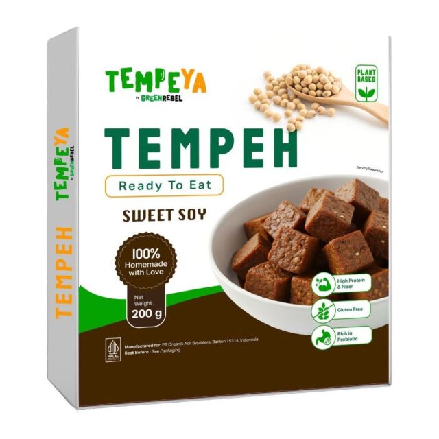 Green Rebel Plant-based Sweet Soy Tempeh Ready to Eat