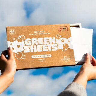 The Green Co GreenSheets - Eco-Friendly Laundry Sheets Fragrance Free