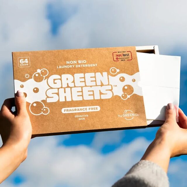 The Green Co GreenSheets - Eco-Friendly Laundry Sheets Fragrance Free