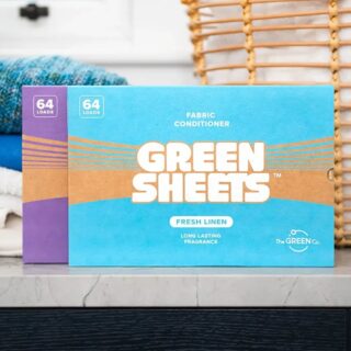 The Green Co GreenSheets - Eco-Friendly Fabric Conditioner Sheets Fresh Linen