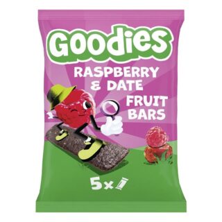 Goodies Kids Snack Raspberry & Date Fruit Bars Multipack 5x20g