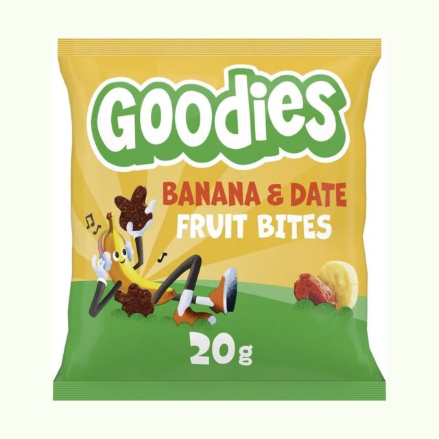 Goodies Kids Snack Banana & Date Fruit Bites