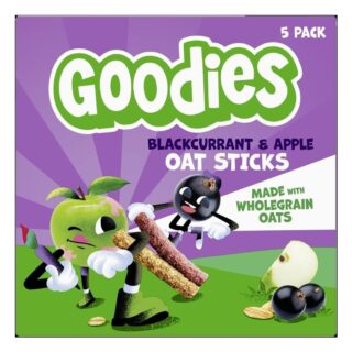 Goodies Kids Snack Apple & Blackcurrant Oat Sticks Bar
